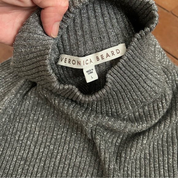 Veronica Beard Metallic Threads Turtleneck - Picture 12 of 13